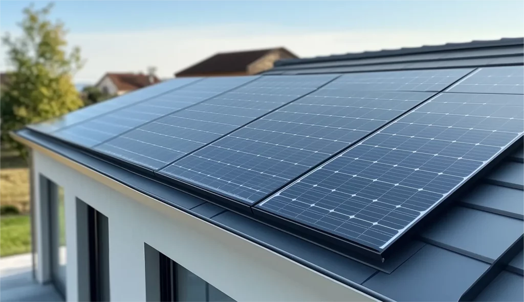 maison panneaux solaires matin artyseo