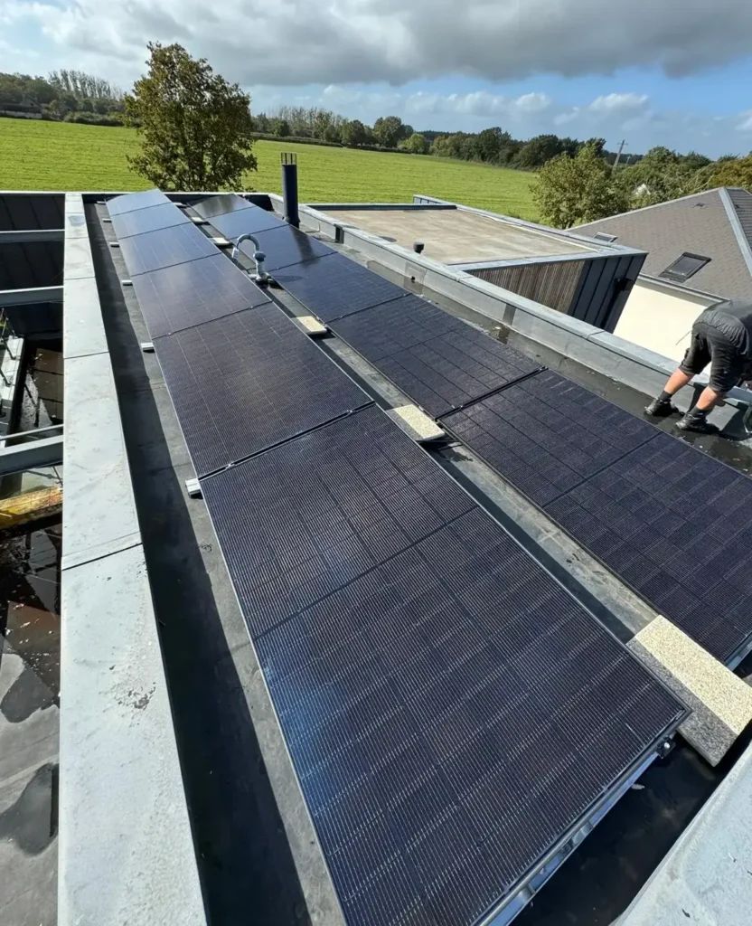 chantier installation solaire 53 artyseo