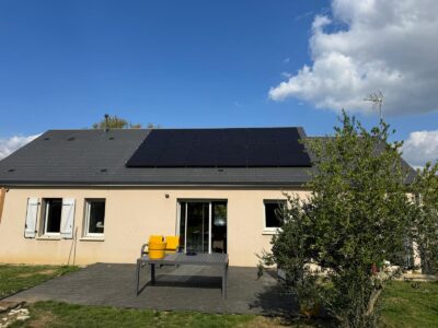 Panneaux solaires sur toit - 6KW - Louresse-Rochemenier artyseo