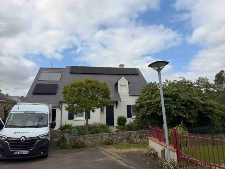 installation solaire artyseo camion bretagne pays de la loire centre val de loire panneaux photovoltaiques toit