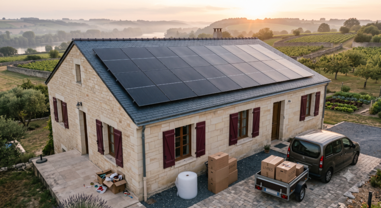 demenagement installation solaire panneaux