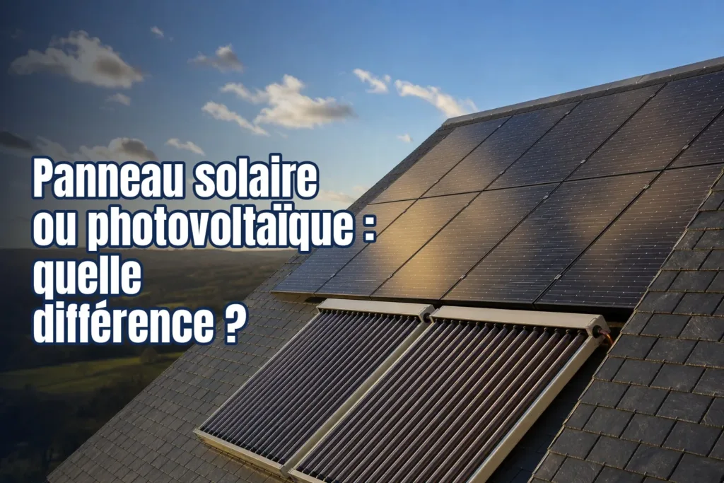 panneau solaire et photovoltaïque quelles différences ?