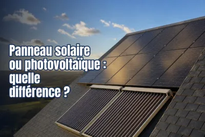 panneau solaire et photovoltaïque quelles différences ?