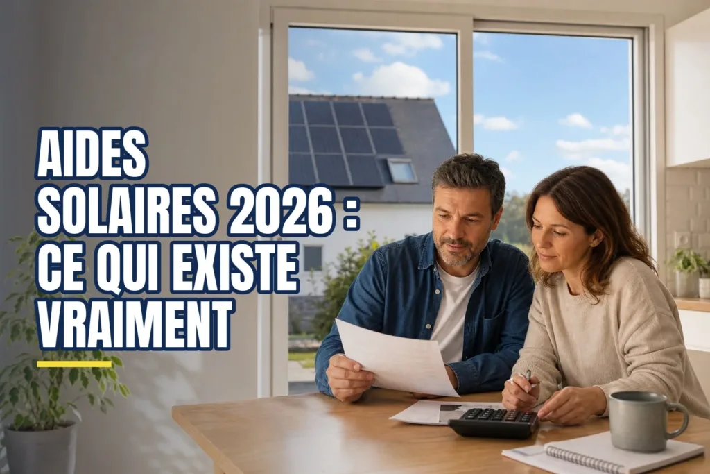 Aides panneaux solaires 2026 : ce qui existe vraiment, et comment rentabiliser sans compter sur une grosse aide
